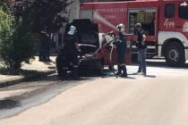 Φωτιά σε όχημα στο κέντρο της Ορεστιάδας