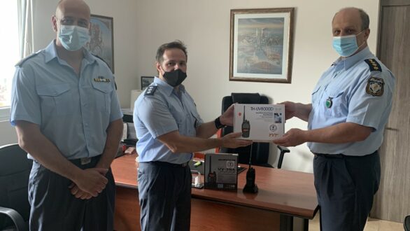 Δωρεά ασυρμάτων στα Αστυνομικά Τμήματα Ορεστιάδας και Τριγώνου από την Ένωση Αξιωματικών ΕΛ.ΑΣ. ΑΜΘ