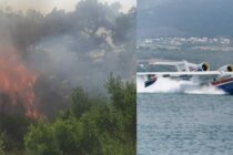 Yπό έλεγχο η φωτιά 3000 στρεμμάτων που σάρωσε τη Λευκίμη