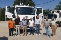 Παραλαβή απορριμματοφόρου από το Δήμο Μαρωνείας-Σαπών δωρεά της εταιρείας “TAP AG”