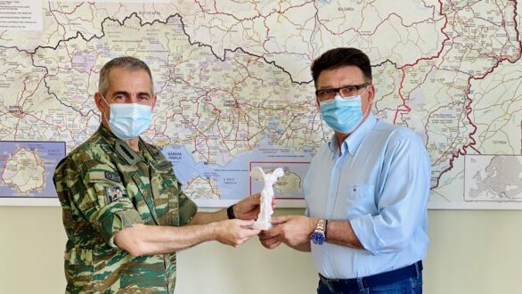 Εθιμοτυπική συνάντηση του Αντιπεριφερειάρχη Έβρου με τον Διοικητή του Δ’ Σώματος Στρατού