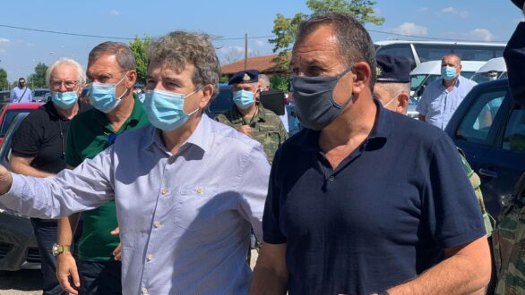 Επίσκεψη Χρυσοχοΐδη-Παναγιωτόπουλου στον Έβρο: “Τα σύνορά μας θα παραμείνουν ασφαλή και απαραβίαστα”