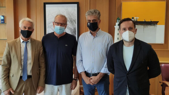 Οι δήμαρχοι Αλεξανδρούπολης, Ξάνθης, Ορεστιάδας και Καβάλας στον χώρο κατασκευής της Μονάδας Επεξεργασίας Απορριμμάτων Αλεξανδρούπολης