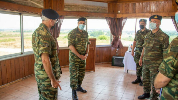 Επίσκεψη του αρχηγού ΓΕΣ στο Δ’ Σώμα Στρατού στη Θράκη