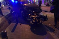 Σφοδρή σύγκρουση μοτοσυκλέτας με ΙΧ στο κέντρο της Ορεστιάδας