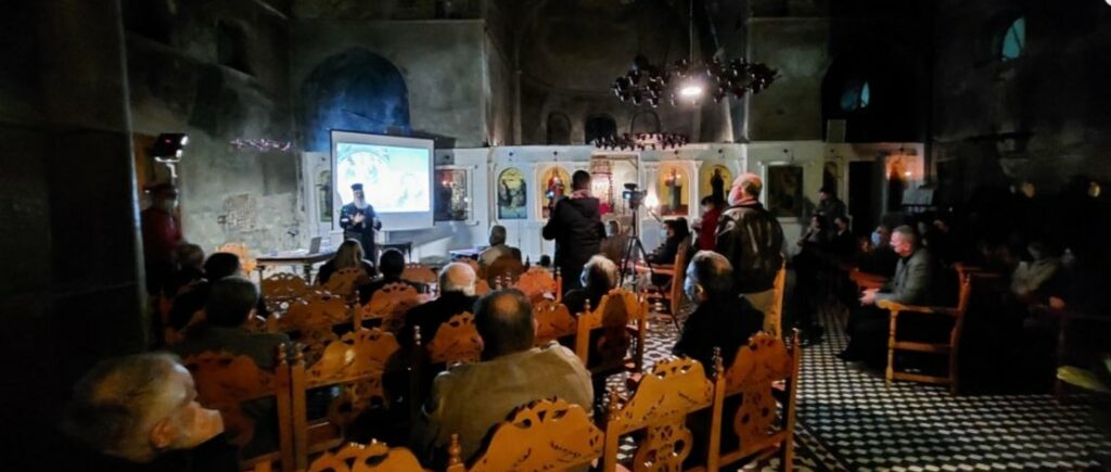2 Διάλεξη της αρχαιολόγου Λίλας Σαμπανοπούλου, σχετικά με τον βυζαντινό Ναό της Παναγίας Κοσμοσώτειρας Φερών