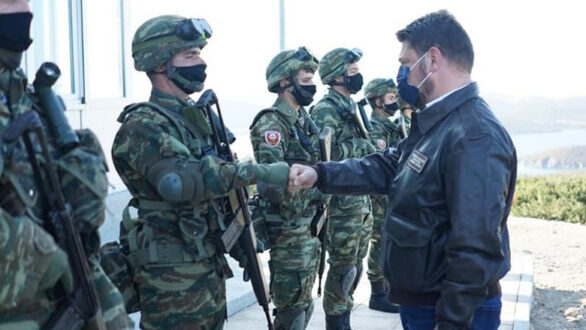 Σε φυλάκια του ποταμού Έβρου ο ΥΦΕΘΑ Ν. Χαρδαλιάς