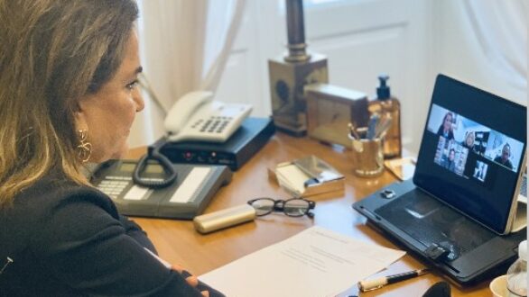 Συνάντηση μέσω τηλεδιάσκεψης της ΟΕΕΘ με την Πρόεδρο της Διακομματικής Επιτροπής για την Θράκη