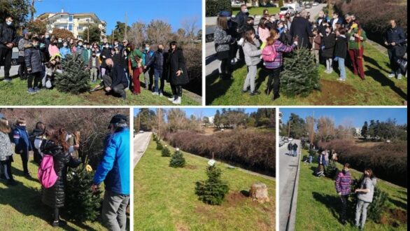 Μαθητές σχολείων της Καβάλας δημιούργησαν το «άλσος των παραμυθιών»
