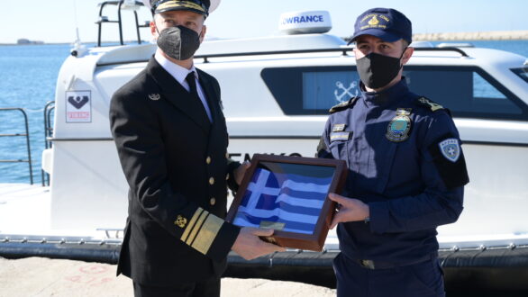 Παραδόθηκε στη Σαμοθράκη το 5ο περιπολικό σκάφος με ειδικό υγειονομικό εξοπλισμό