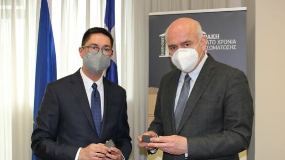 Συνάντηση του Περιφερειάρχη ΑΜΘ με τον Πολωνό Πρέσβη στην Αθήνα