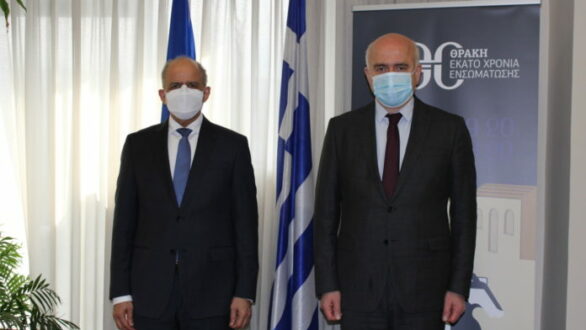Συνάντηση με τον Πρέσβη της Σαουδικής Αραβίας στην Αθήνα είχε ο Περιφερειάρχης ΑΜΘ