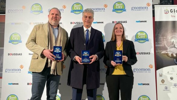 Τρία Βραβεία- δύο χρυσά και ένα αργυρό- για τον Δήμο Ορεστιάδας και την Δ.Ε.Υ.Α. Ορεστιάδας στα Best City Awards 2022