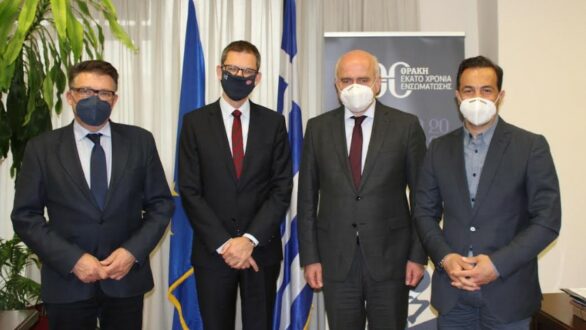 Επίσκεψη του πρέσβη της Νορβηγίας στην Περιφέρεια ΑΜΘ