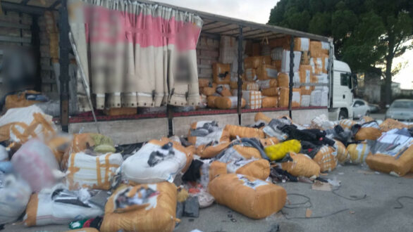 Από το Τμήμα Ασφάλειας Κομοτηνής εντοπίσθηκαν περίπου 15 τόνοι απομιμητικών προϊόντων
