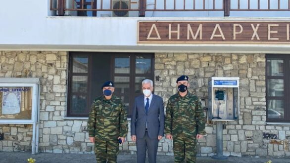 Εθιμοτυπική επίσκεψη Διοικητή Δ’ Σώματος Στρατού στον Δήμαρχο Σουφλίου