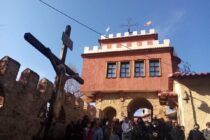 Σταύρωση στην Ιερά Μονή Αγίας Σκέπης και Αγιας Παρασκευής Ν Βυσσας