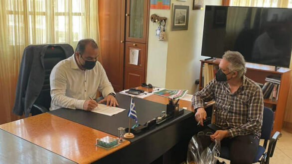 Υπογραφή συμφωνητικού για ‘’Κατασκευή έργων υποδομής στην Τ.Κ Ισαακίου του Δήμου Διδυμοτείχου”