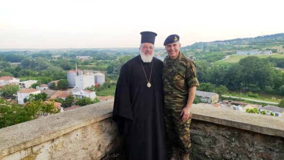 Ο Διοικητής της 1ης Στρατιάς στο Διδυμότειχο