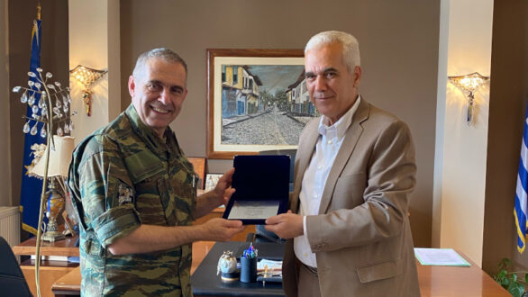 Υποδοχή Διοικητή 1ης Στρατιάς/EU-OHQ «ΑΧΙΛΛΕΑΣ στο Δήμο Σουφλίου