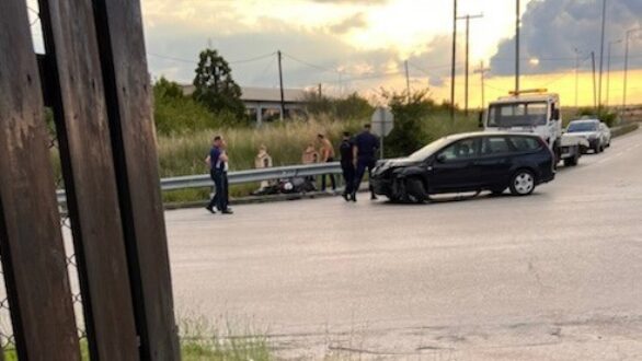 Τροχαίο σε περιοχή της Ορεστιάδας με σύγκρουση ΙΧ και μοτοσυκλέτας