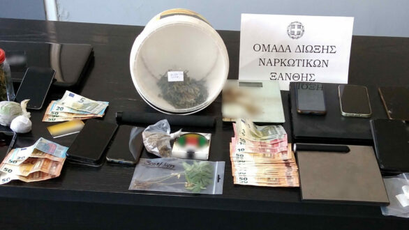 Εξαρθρώθηκε εγκληματική οργάνωση που δραστηριοποιούνταν στη διακίνηση ναρκωτικών στην ΑΜΘ