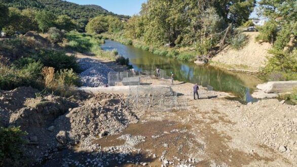Σε εξέλιξη βρίσκονται οι εργασίες αποκατάστασης της γέφυρας Λουτρού στη Δ.Ε. Τραϊανούπολης