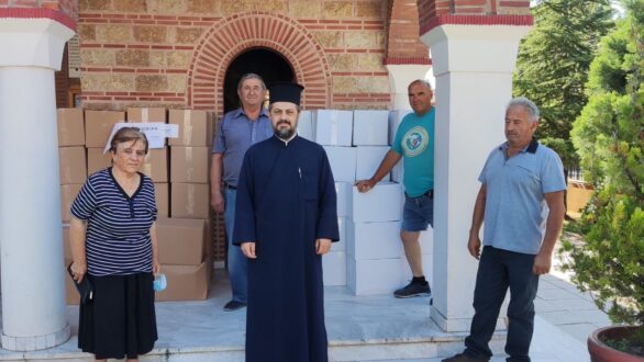 150 δέματα επισιτιστικής βοήθειας διανεμήθηκαν σε ισάριθμες άπορες οικογένειες