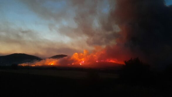 Αναζωπύρωση στην Λύρα – Άλλη μια δύσκολη νύχτα για τον κεντρικό Έβρο