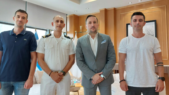 Συνάντηση Ζαμπούκη με το νέο ΔΣ του Σωματείου της Ένωσης Προσωπικού Λιμενικού Σώματος Θράκης