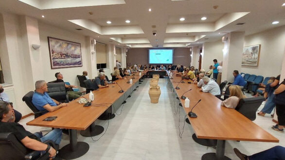 Το έργο της περιφερειακής οδού στο επίκεντρο συνάντησης Ζαμπούκη με τους κατοίκους της Παλαγίας