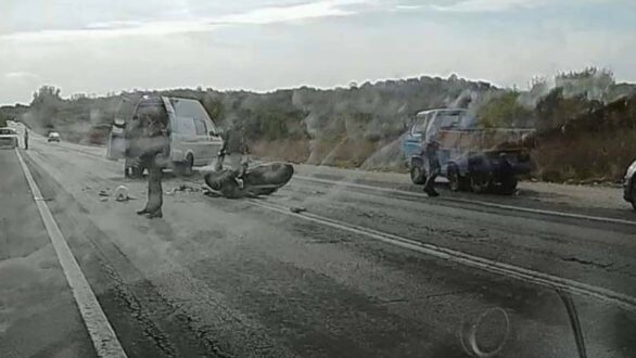 Τροχαίο με δύο τραυματίες έξω από το Εργοστάσιο Ζαχάρεως στην Ορεστιάδα