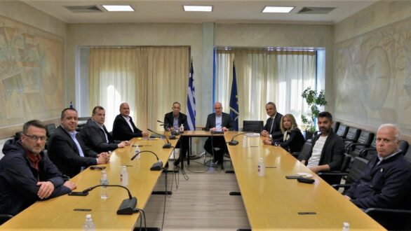 Συνάντηση του Περιφερειάρχη με το ΔΣ του Αναπτυξιακού Οργανισμού Ανατολικής Μακεδονίας και Θράκης