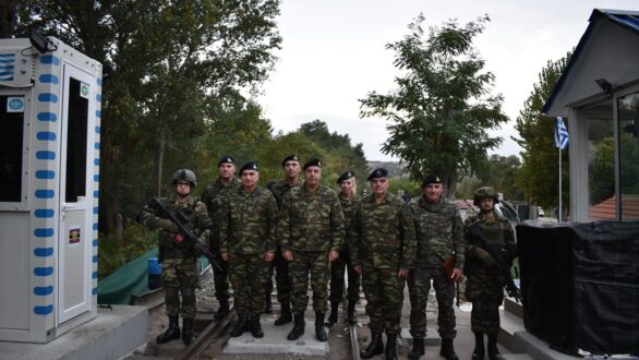 Επίσκεψη Αρχηγού ΓΕΣ σε στρατιωτικούς σχηματισμούς στον Έβρο