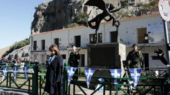 Κ. Σακελλαροπούλου: Τιμάμε τις μεγάλες θυσίες και τους μακροχρόνιους αγώνες των κατοίκων της Σαμοθράκης