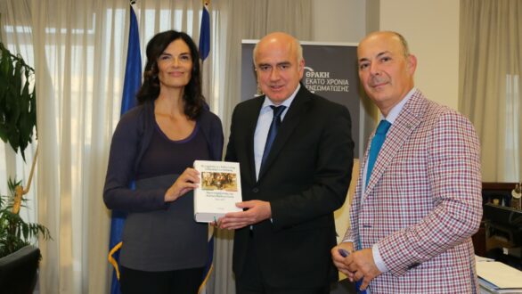 Συνάντηση του Περιφερειάρχη ΑΜΘ με την Πρέσβη της Ιταλίας στην Αθήνα