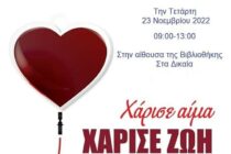 Εθελοντική αιμοδοσία στα Δίκαια