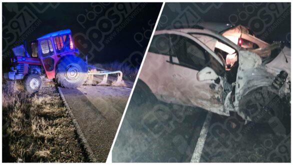 Τροχαίο ατύχημα μεταξύ Ελιάς-Κομάρων