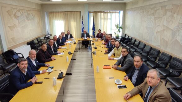 ΠΑΜΘ: Πραγματοποιήθηκε η πρώτη σύσκεψη με τους νέους Αντιπεριφερειάρχες και Εντεταλμένους Συμβούλους