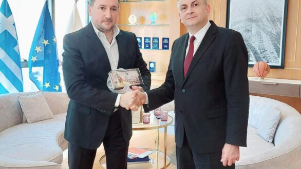 Συνάντηση του Δημάρχου Αλεξανδρούπολης με τον Πρέσβη της Βουλγαρίας στην Αθήνα, Valentin Poriazov