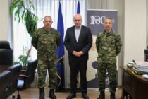 Επίσκεψη στον Περιφερειάρχη ΑΜΘ του νέου και του απερχόμενου Διοικητή της 29ης Ταξιαρχίας