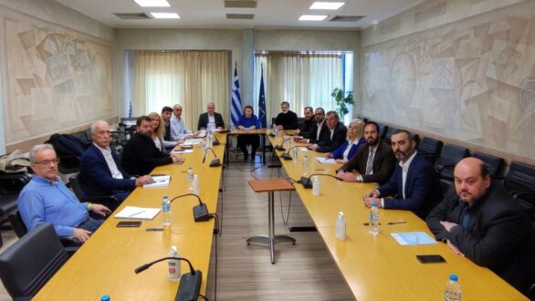 Για τα έργα πολιτισμού στην ΑΜΘ και τη λειτουργία του Μεγάρου Μουσικής Κομοτηνής συζήτησαν Λ. Μενδώνη και Χ. Μέτιος