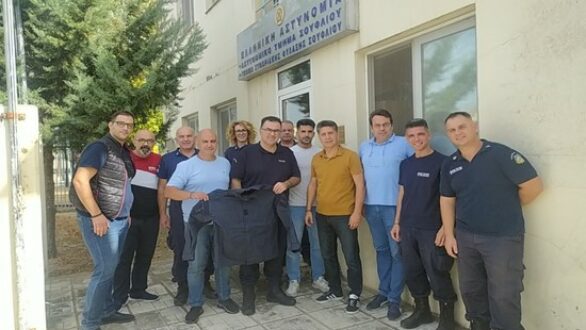 Δωρεά και παράδοση στολών σε Σουφλί και Μικρό Δέρειο από την Συνδικαλιστική Ένωση Αστυνομικών Υπαλλήλων Αλεξανδρούπολης