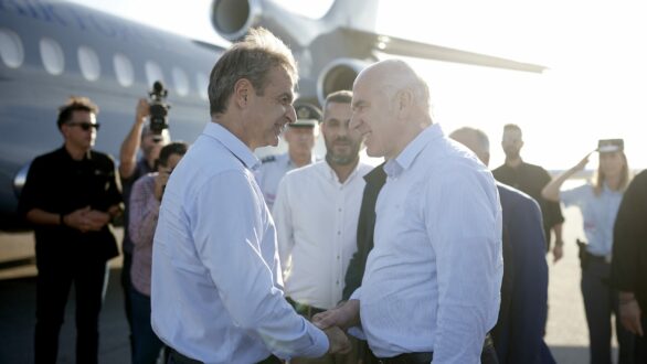 Περιοδεία Μητσοτάκη-Μέτιου στην Αλεξανδρούπολη