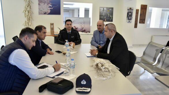 Συνάντηση της Ένωσης Αξιωματικών Α.Μ.Θ.  με τον Υφυπουργό Προστασίας του Πολίτη