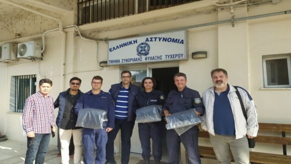 Δωρεά και παράδοση στολών σε Αλεξανδρούπολη και Τυχερό από την Συνδικαλιστική Ένωση Αστυνομικών Υπαλλήλων