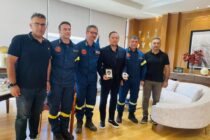 Οι Διοικητές των Πυροσβεστικών Υπηρεσιών ΑΜΘ και Έβρου στον Δήμαρχο Αλεξανδρούπολης