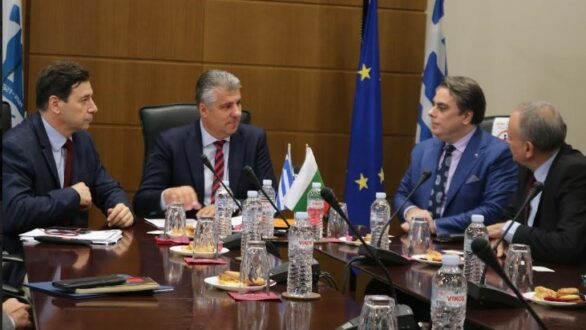 Συνάντηση Χριστόδουλου Τοψίδη με τον Υπουργό Οικονομικών της Βουλγαρίας