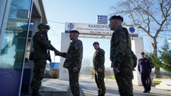 Επίσκεψη Αρχηγού ΓΕΕΘΑ σε Μονάδες στον Έβρο ενόψει γιορτών