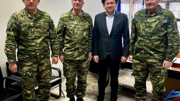 Συνάντηση Δημάρχου Ορεστιάδας με Διοικητή του Δ’ Σώματος Στρατού Αντιστράτηγο